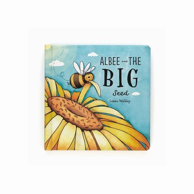 Jellycat Albee And The Big Seed and Bashful Bee Medium UK | 06143XRMY